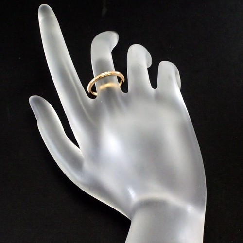 TIFFANY & Co. Anillo de alianza de boda Forever #4.5US K18RG diamante 3P... - Imagen 2 de 8
