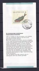 [AG7463] Belgium N°2383/2386 Fish Mailfolder COB FDC € 11,00 SUPERB