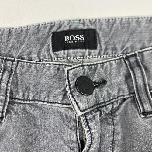Hugo Boss Delaware Jeans Herren 32x32 Grau Slim Fit Stretch Denim Hose Freizeit - Bild 4 von 13