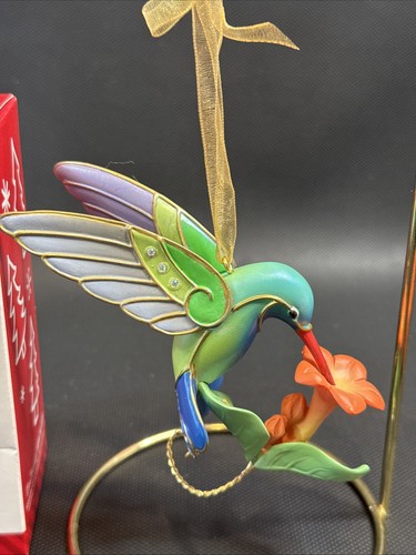 2014 WINGED WONDER Limited Edition Hummingbird Hallmark Keepsake ornament MIB - Picture 2 of 7
