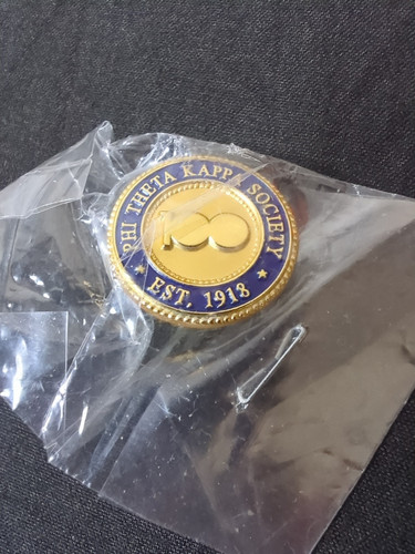 Two Phi Theta Kappa Honor Society Membership & 100 Year Anniversary Lapel Pins - Picture 3 of 5