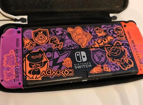Nintendo Switch OLED-Modell Pokemon Karmesin & Purpur Edition - Bild 3 von 11