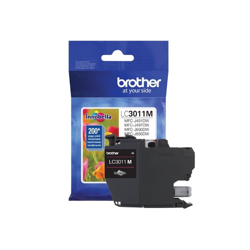 Brother Genuine Lc3011m Magenta Ink Cartridge Standard Yield 200 Pages - Picture 1 of 8
