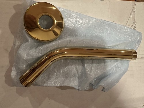 Kohler MasterShower Shower Arm and Flange -Vibrant Polished Brass READ