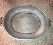 VTG Guardian Services Aluminum Roaster Dutch Oven, Serving Tray Oval, 15”