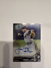 Jake Burger 1st RC Auto 2017 Bowman Chrome Draft Rookie Autograph Rangers