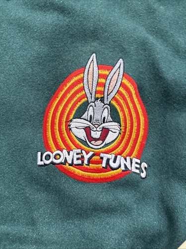 VINTAGE BUGS BUNNY MEN'S 50TH ANNIVERSARY VARSITY JACKET COAT LOONEY TUNES - Picture 3 of 24