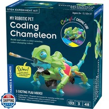Thames and Kosmos My Robotic Pet: Coding Chameleon STEM Building and Experime