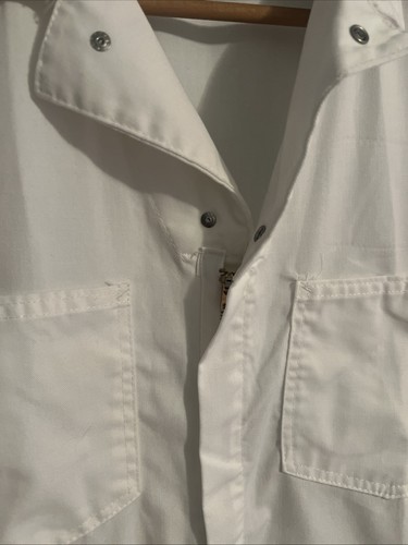 Vintage sz 42 STONE CUTTER Universal Overall COVERALLS White - Picture 4 of 9