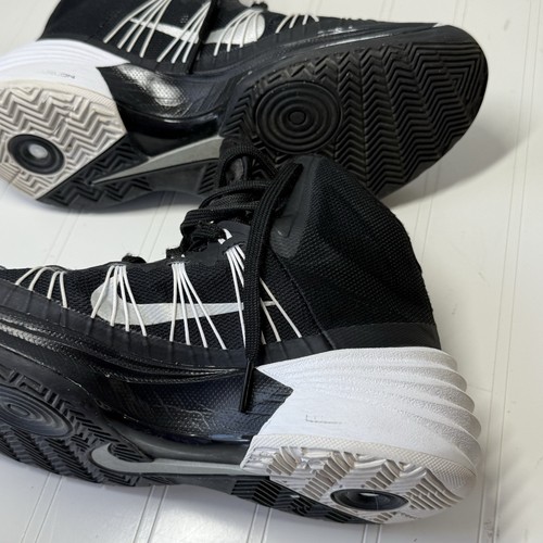 Nike Hyperdunk 2013 nero argento Lunarlon 584433 001 basket taglia 7,5 - Foto 12 di 13