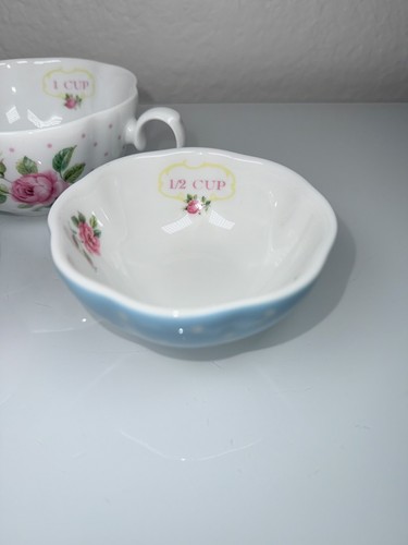 Seltener Fund Royal Albert New Country Rose Backen Glückseligkeit Messbecher 3er Set - Bild 5 von 10