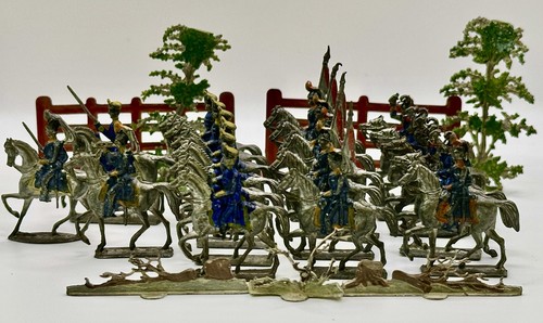 HEYDE or Similar-Antique-DEMI RONDE Single Casting Military Figures- Lot B98 - Imagen 5 de 6