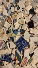 15 Oz Mixed Flower Blue Broken China Plate Lot 59 Mosaic Tiles