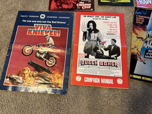 Huge Lot Of 24 Original Horror &Sci-fi Film Pressbooks! - Picture 5 of 8