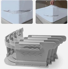 Bed Sheet Holders for Corners, Sheet Holders Keep Sheets Firm & Tight - Lock Fit