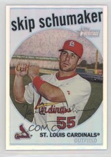 2008 Topps Heritage High Number Chrome Refractor /559 Skip Schumaker #C241 0aa