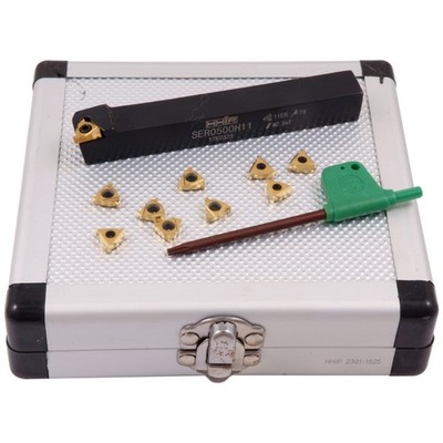 1/2'' EXTERNAL INDEXABLE THREADING TOOL HOLDER & INSERT KIT (2301-1625)