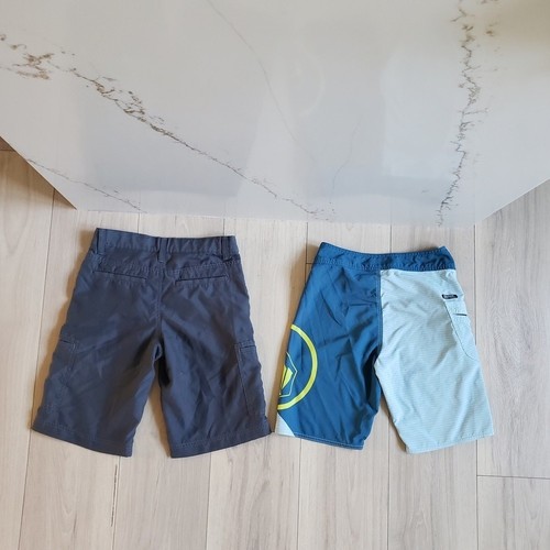 Volcom Tony Hawk Shorts Bundle Boys 10 Skate Casual Swim Water Sport Trunks - Picture 2 of 5