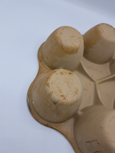 Pampered Chef Single Servings Pan Jumbo Muffin Stoneware USA Made 5133 Mini Pies - Picture 5 of 7