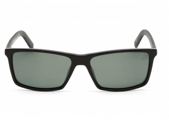 NEW TIMBERLAND TB9222/S 01R Shiny Black POLARIZED Sunglasses 56-15-150mm