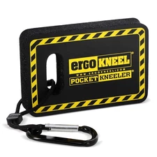 4x6x1 Pocket Kneeler with Lanyard, Heavy-Duty Foam Pad for Knees and Back