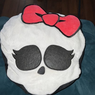 Monster High NWOT Skull Shape Skullette Plush 12 Backpack Bag RARE Y2K