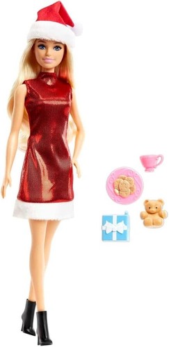 Barbie Santa Blonde Doll HJG72 - Picture 3 of 4