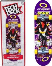 SHADOW Tech Deck Finesse x Sonic The Hedgehog Handboard 10"