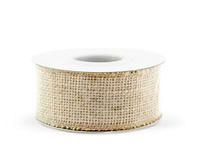 Juteband Natur 4 Cm X 5 M, Partydeco TJ2-4