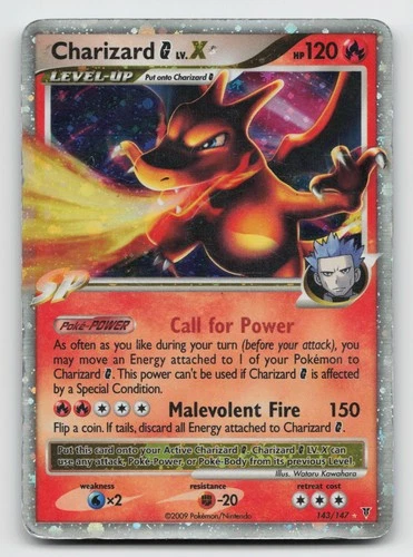 Charizard G LV.X - 143/147 - Pokemon Supreme Victors Ultra Rare HP