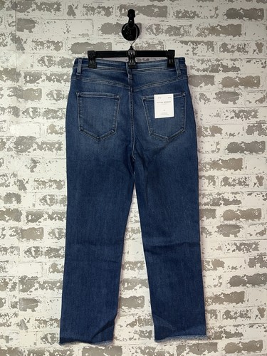 NWT! Flying Monkey Super High Rise Slim Straight Jeans Medium Blue Size 30 $89 - Picture 5 of 9
