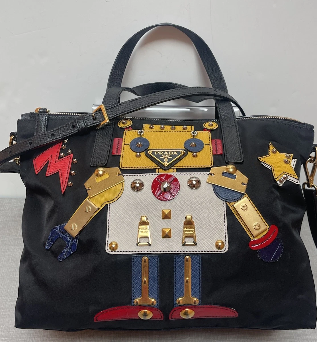 PRADA Tessuto Tote Black Bags & Handbags for Women for sale | eBay