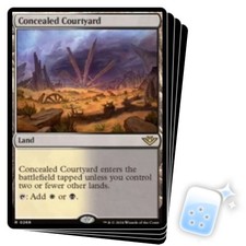 CONCEALED COURTYARD X4 Outlaws Of Thunder Junction OTJ Magic MTG MINT CARD