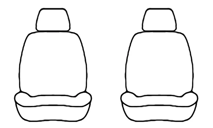 Para Mini Countryman 2017-2023, juego delantero en lona plateada ¡SOLO PARA ASIENTO DEPORTIVO!!1 Foto 2 de 2