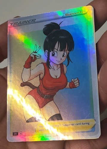 Chi-Chi Trading Card Aexy Dragon Ball Z Waifu Anime Custom Art Holo Chichi - Picture 3 of 19