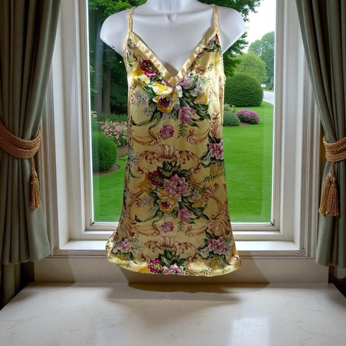 Victoria Secret Damen Nachthemd gelb Blumen Größe Medium - Bild 1 von 8
