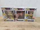 Lot of 3 Funko Pop! Stranger Things Biohazard Suit Hopper & Joyce w/ Demogorgon