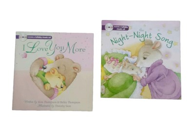 Lullaby Cd Bedtime Stories Kids Story Book Set Night Night Song I