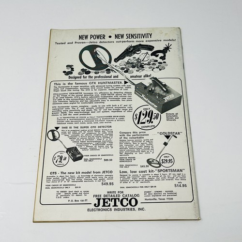 1970 Treasure World Hunting Magazine Metal Detecting John Dillinger Unfound Loot - Picture 12 of 12