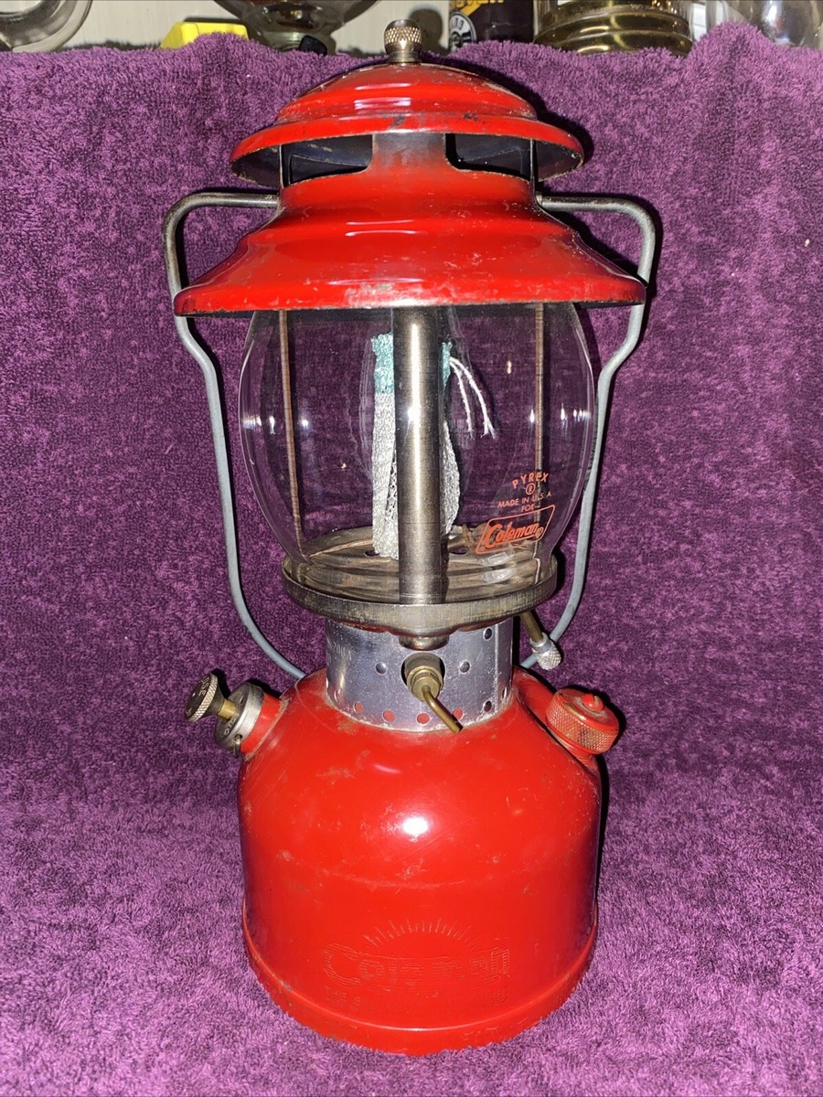 Coleman Lantern 200A Vintage 1963年 Vintage Red 1963 Coleman 200A Lantern Great Condition | eBay