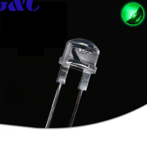 Diodos LED de 3-10 mm de luz redonda/sombrero de paja/plano/rectángulo/piranha transparente/difuso - Imagen 62 de 129