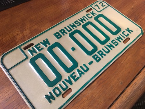 Original 1972 New Brunswick License Plate from 20th Century-Fox Archives - Picture 3 of 3
