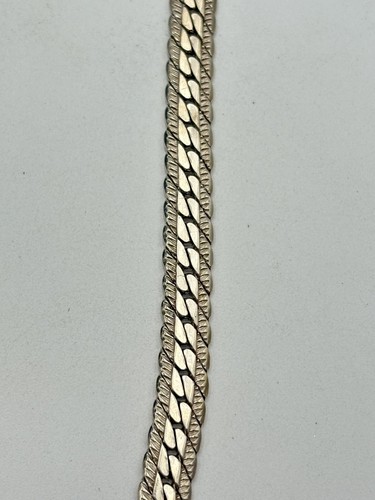 BRACCIALE ARGENTO 925 CATENA 7,5" larghezza 6 mm 11,8 g - Foto 5 di 8
