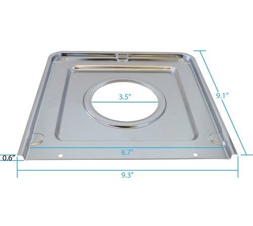 Kitchen Basics 101 4 Pack Square Gas Pan for GE WB32X90 AP2028207, PS244863 - Picture 2 of 6
