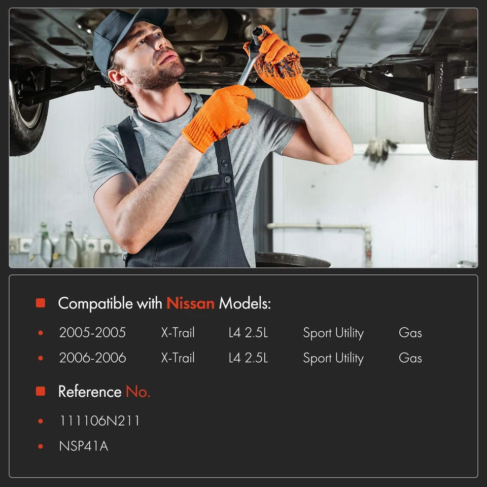 Sumidero de cárter de aceite del motor para Nissan X-Trail 2,5 L 2005 2006 111106N211 Foto 2 de 4