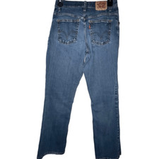 Levi's Womens Size 6 Jeans Blue Faded Cotton Blend Relaxed Fit Bootcut