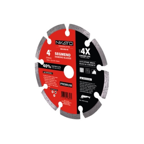 4" Segmented Diamond Blade with 5/8" Arbor, 8mm Rim Height. USA STOCK - Picture 4 of 5
