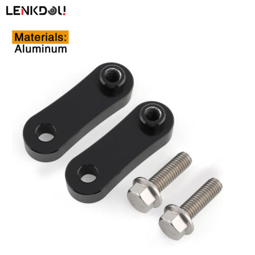 For Harley Passenger Foot Peg Relocation Mount Kit Softail FXST FLST 86-2017 2PC - Foto 5 di 8