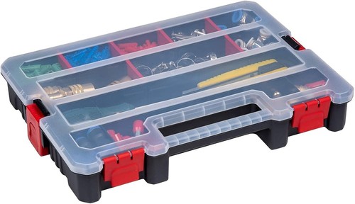 7-Pack Multi-Size Storage Boxes with Dividers – Ultimate Small Parts Organizer - Picture 10 of 11