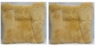 Seville Classics Genuine Sheepskin Short Wool Seat Cushion 2Pack